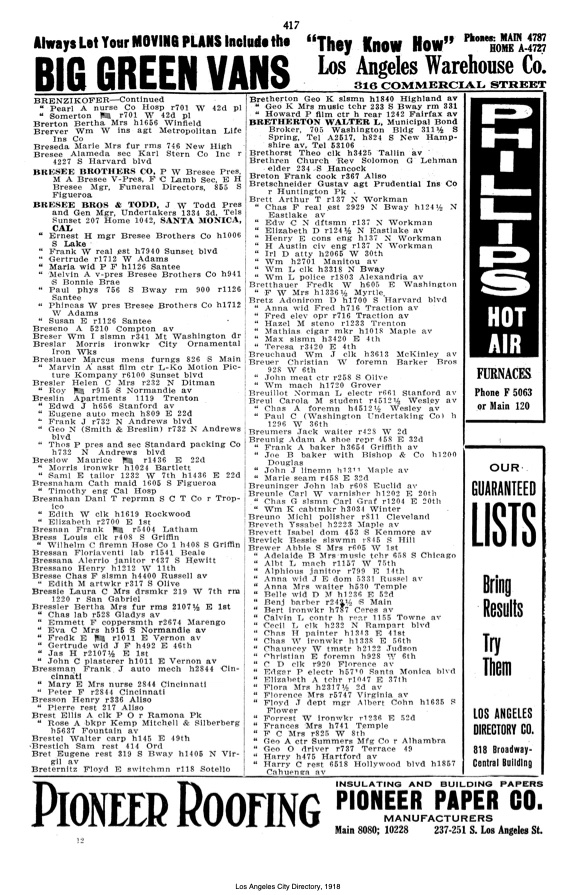 Document image missing. Admin needs to fix. 1918 Los Angeles City Directory. p417. Brestich.jpeg