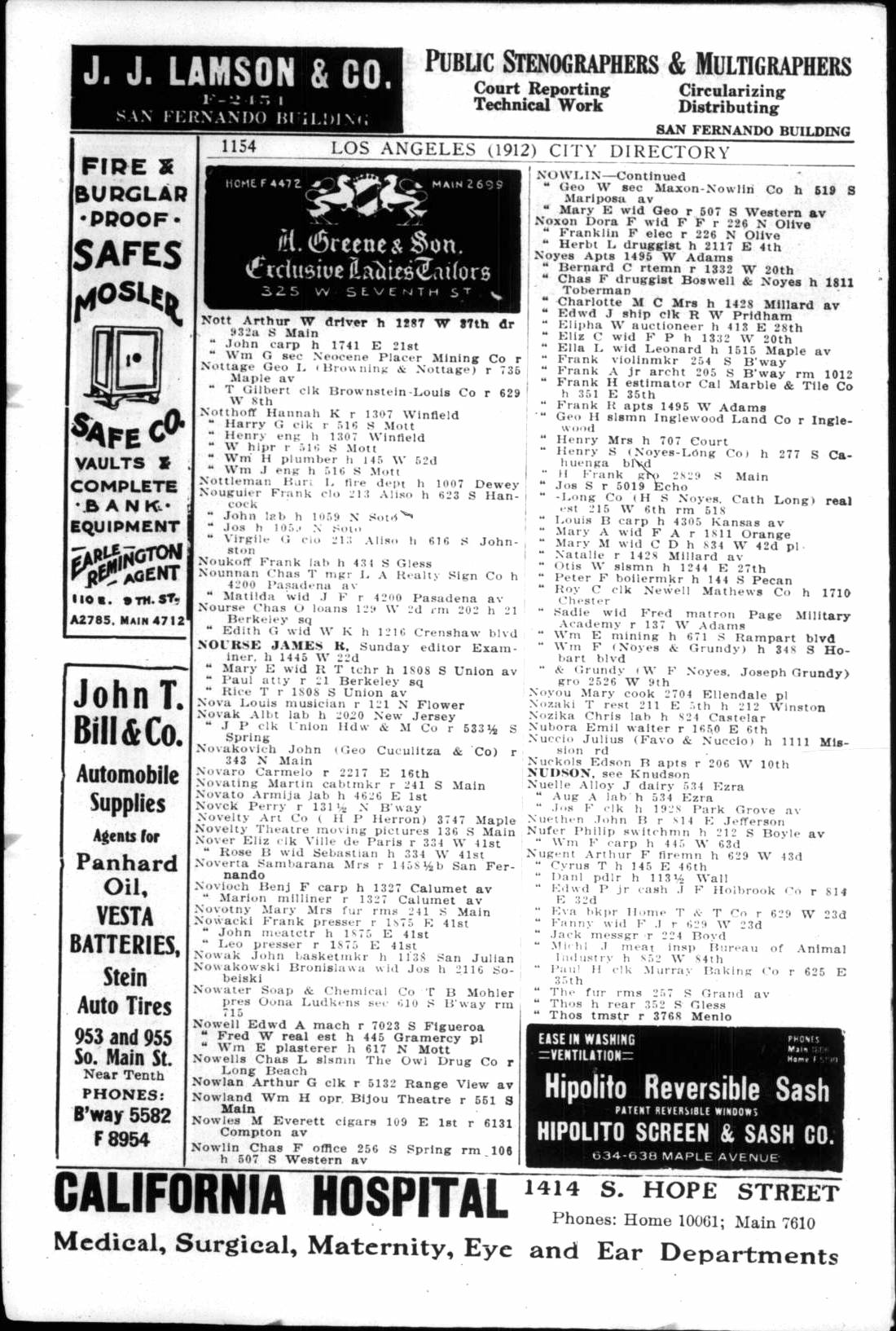 Document image missing. Admin needs to fix. 1912 Los Angeles City Directory. p1154 Novacovich.jpg