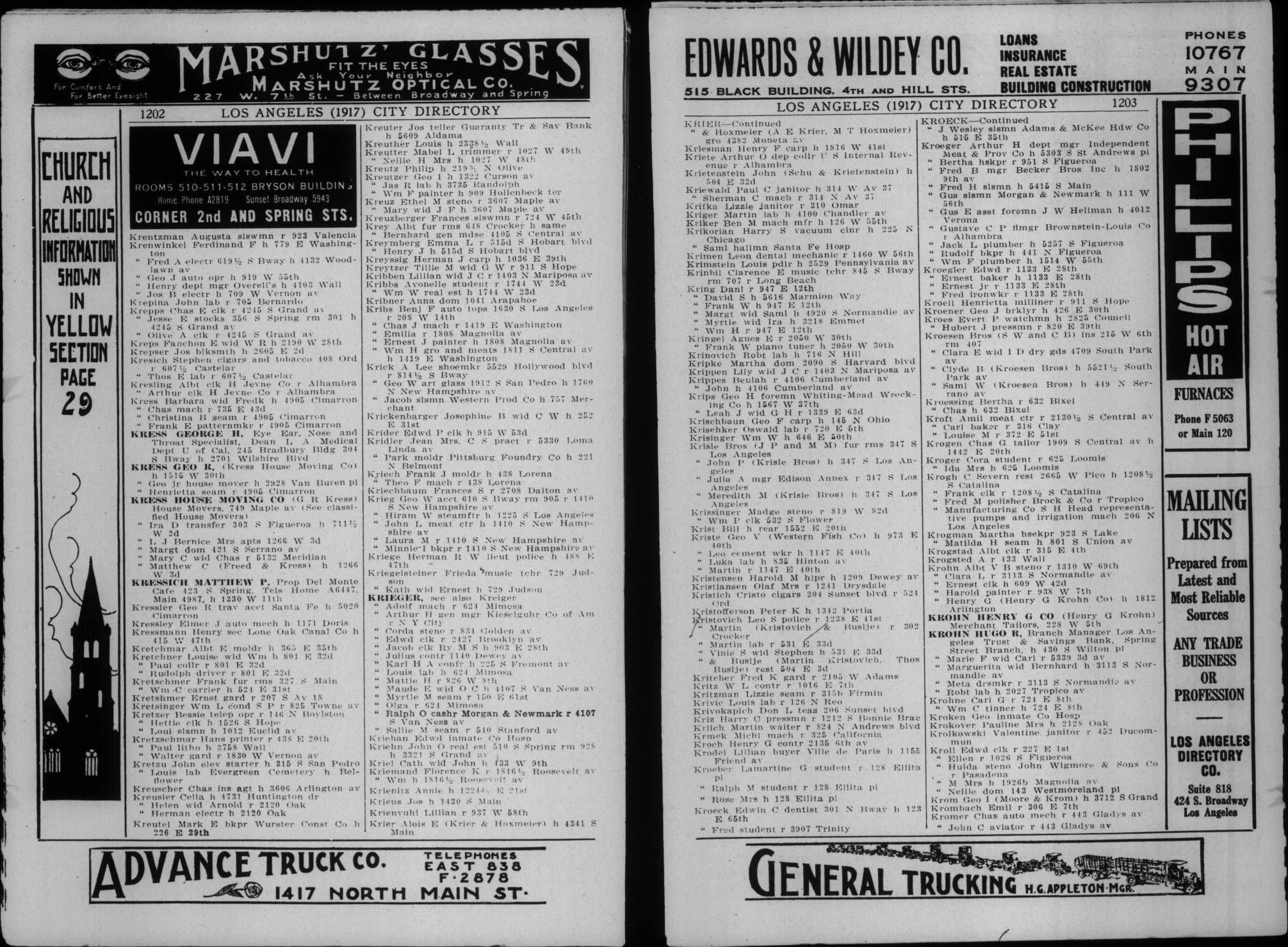 Document image missing. Admin needs to fix. 1917 Los Angeles City Directory. p1203. Kristovich.jpg