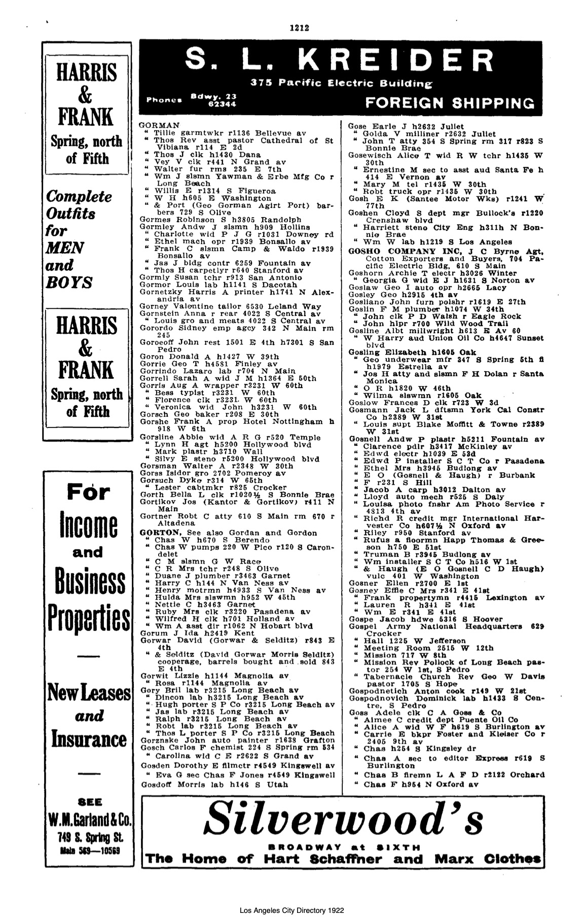 Document image missing. Admin needs to fix. 1922 Los Angeles City Directory. p1212. Gospodnetich.jpg