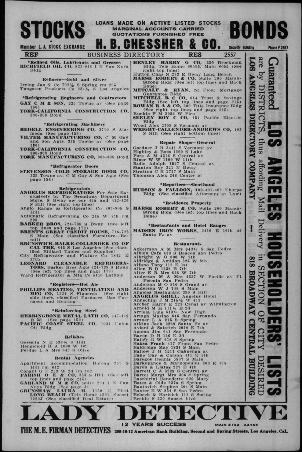 Document image missing. Admin needs to fix. 1917 Los Angeles City Directory. p2557. Restaurants.jpg