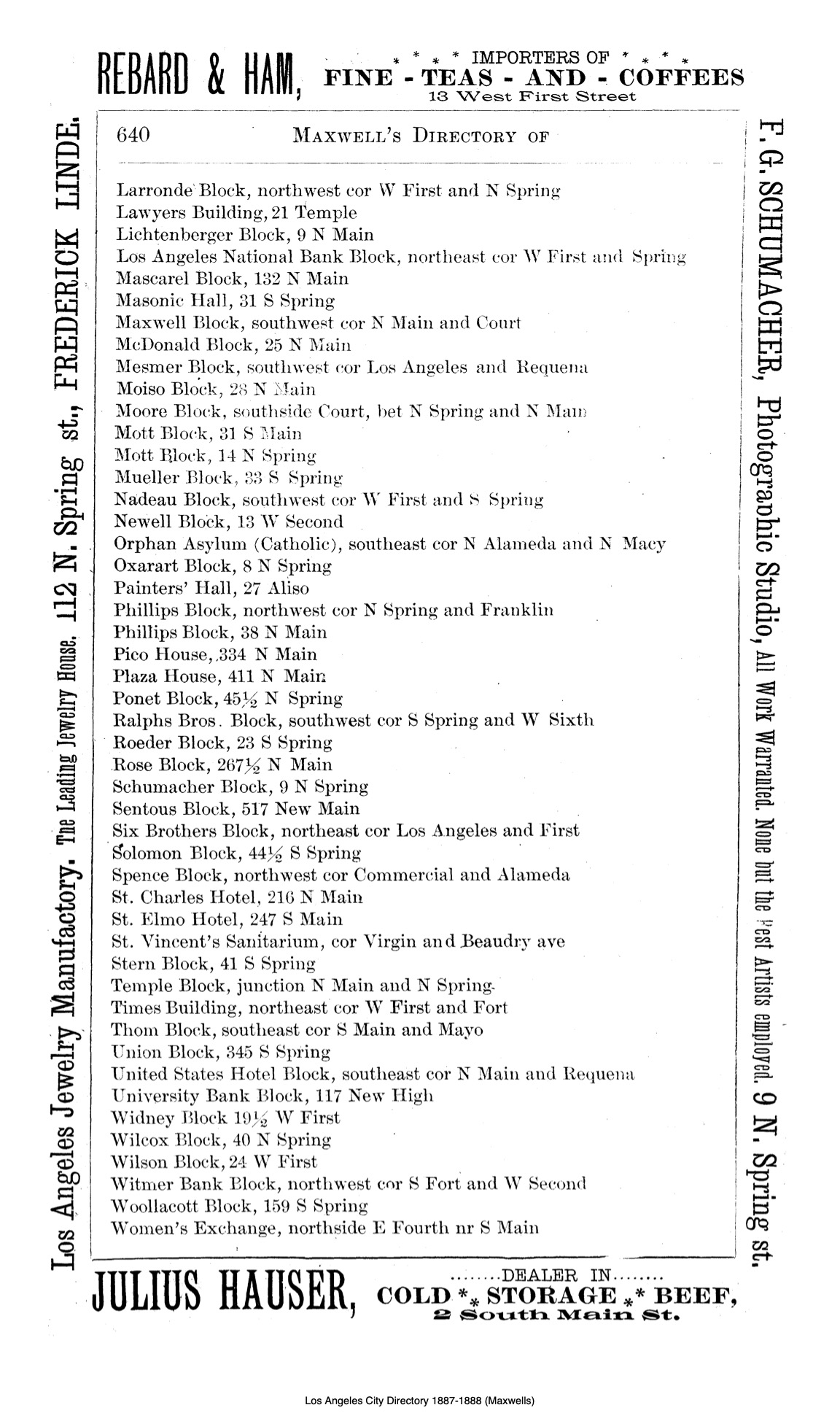 Document image missing. Admin needs to fix. 1887-8 Los Angeles City and County Guide. Maxwell's. p 640. Block La–Wo.jpg