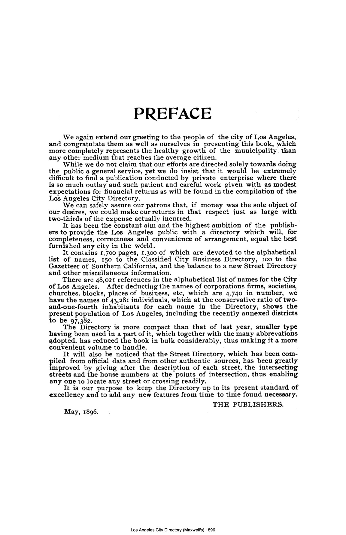 Document image missing. Admin needs to fix. 1896 Los Angeles City Directory. p9 Preface May.jpg