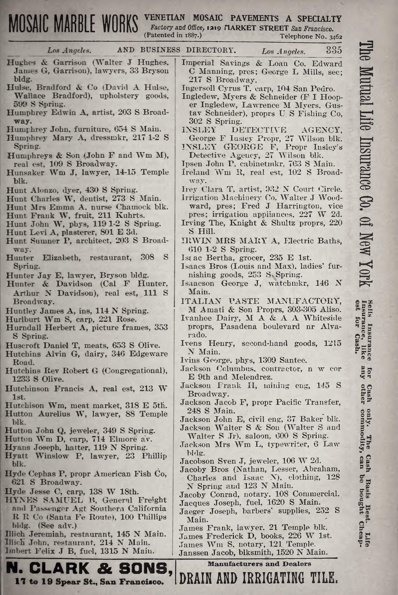 Document image missing. Admin needs to fix. 1893 California Gazetteer and Business Directory p335. Illichs.jpg