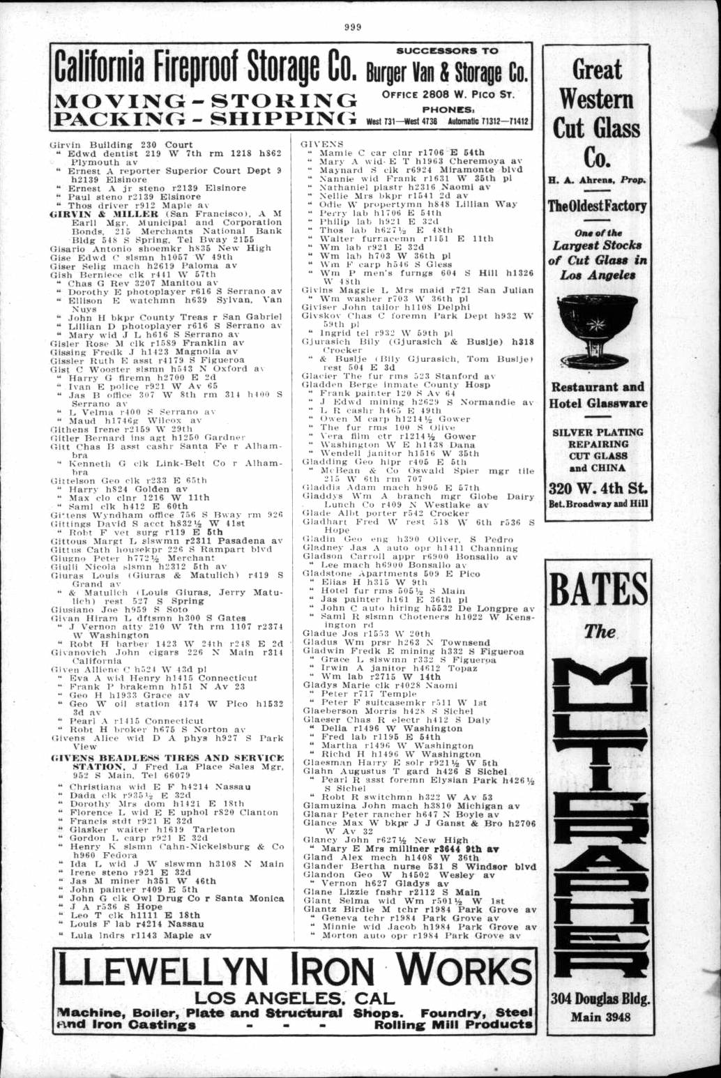 Document image missing. Admin needs to fix. 1920 Los Angeles City Directory. p999. Giuras.jpg