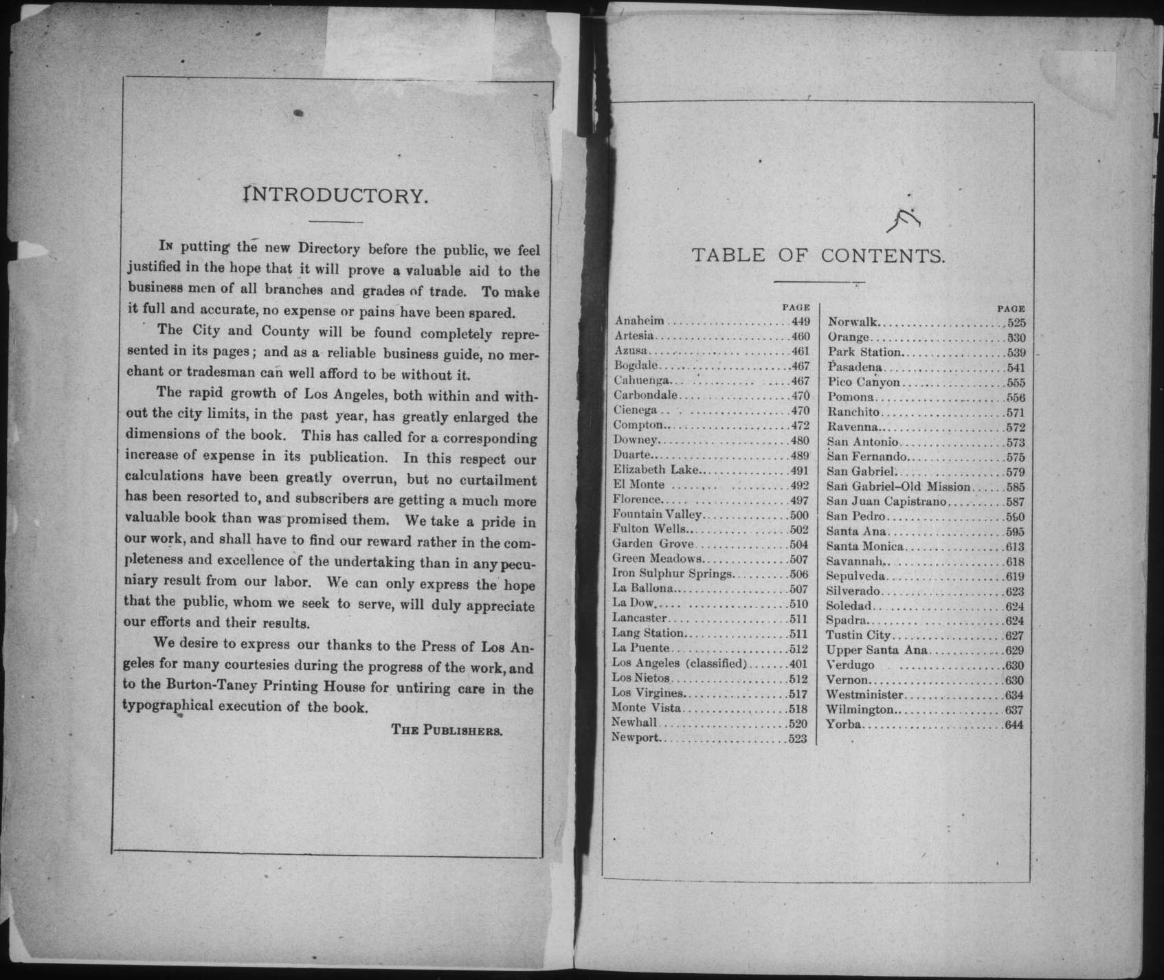 Document image missing. Admin needs to fix. 1884-1885. Los Angeles City and Country Directory. p2~. Atwood. Introductory and ToC.jpg