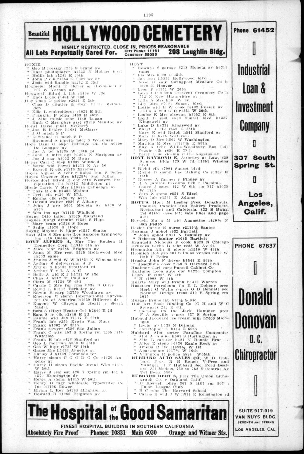 Document image missing. Admin needs to fix. 1920 Los Angeles City Directory. p1195. Hranuelli.jpg