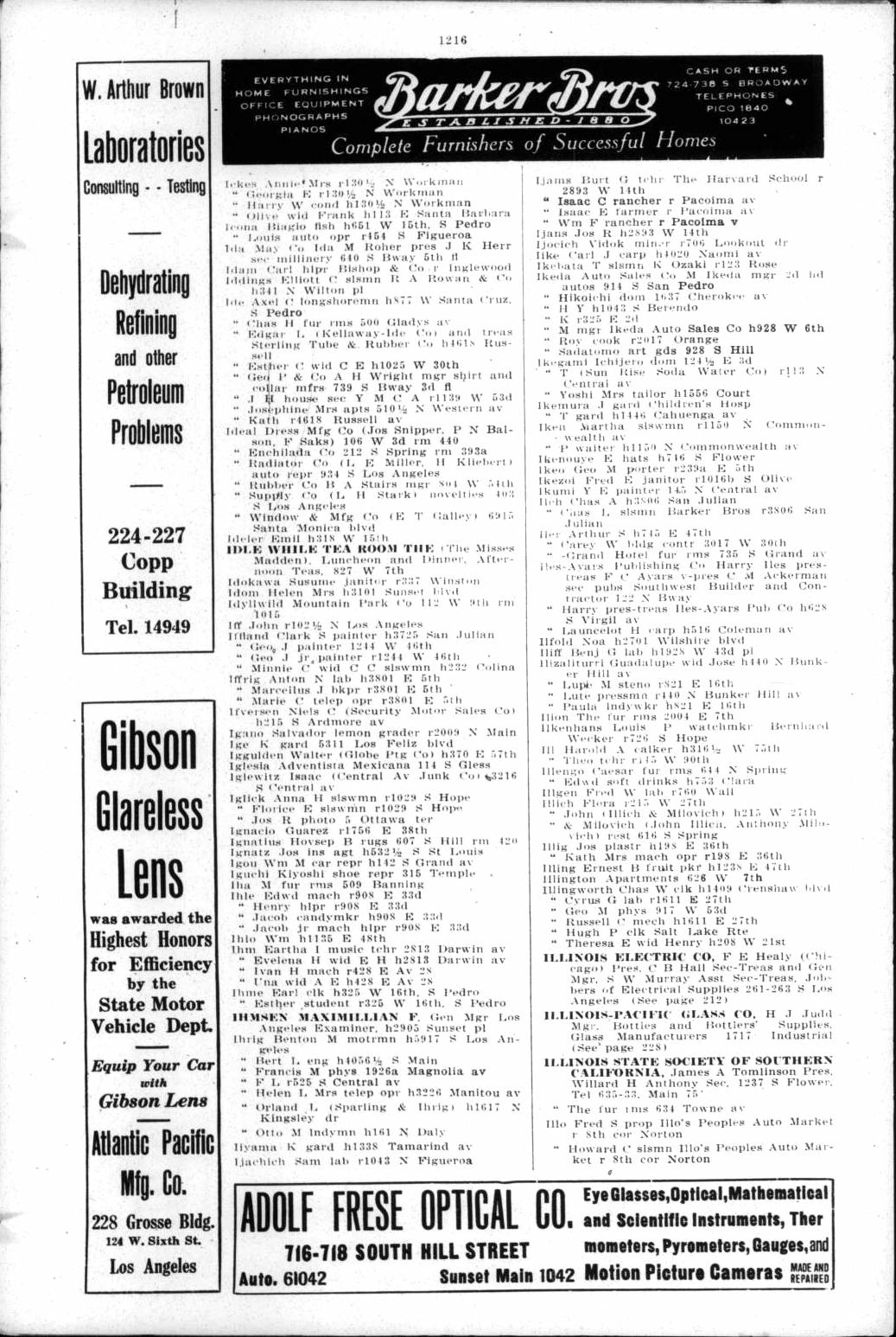 Document image missing. Admin needs to fix. 1920 Los Angeles City Directory. p1216. Illich.jpg