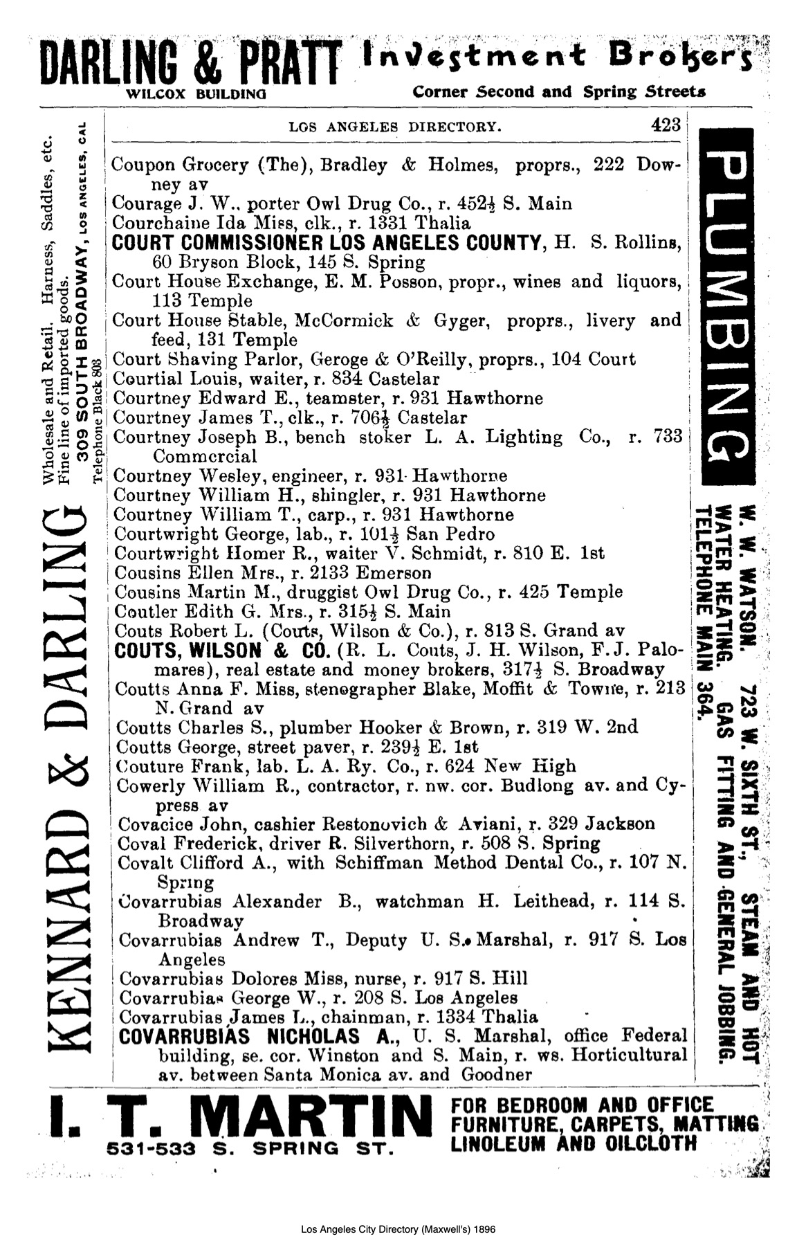 Document image missing. Admin needs to fix. 1896 Los Angeles City Directory. p423. 329 Jackson .jpg