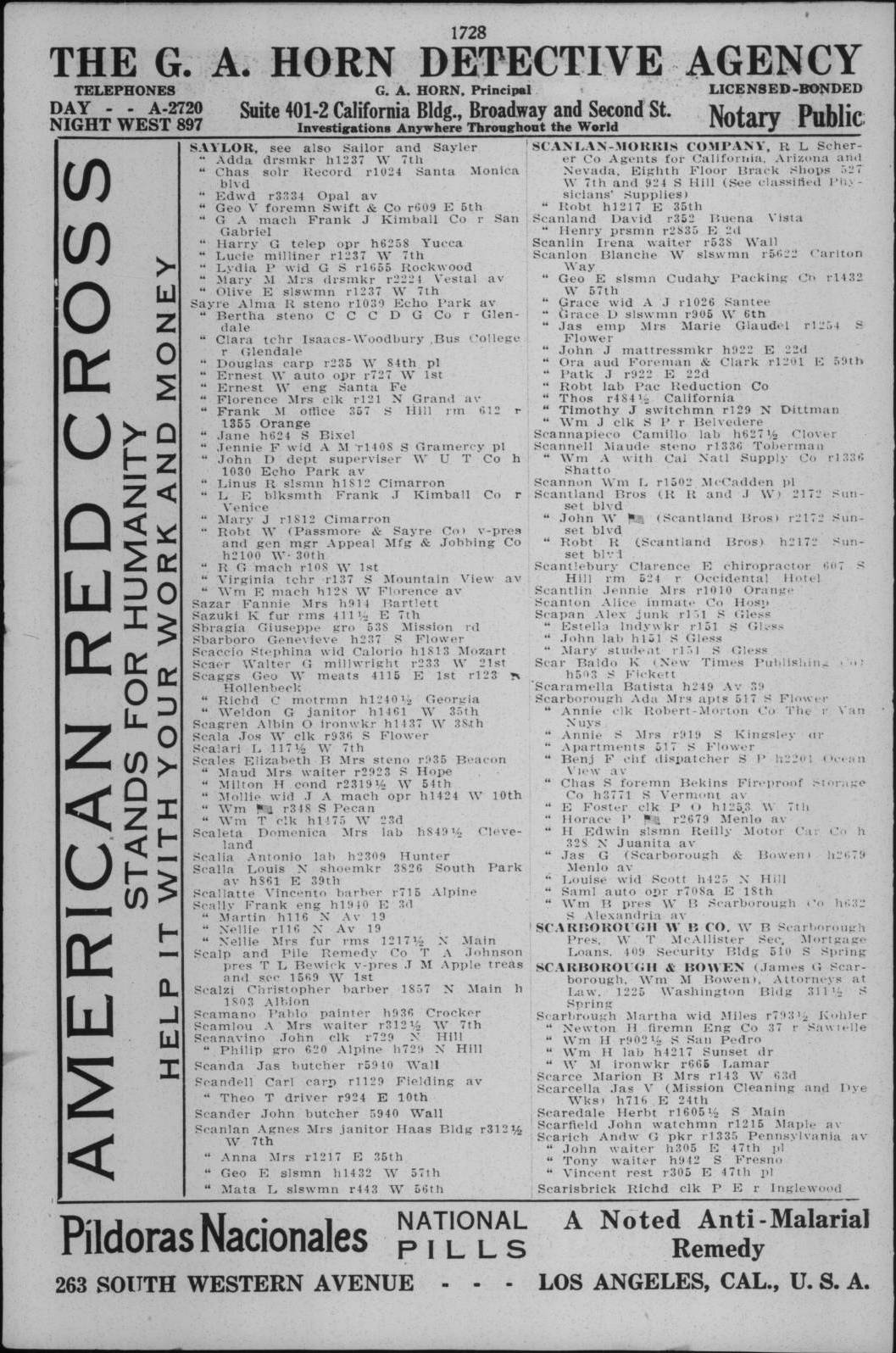 Document image missing. Admin needs to fix. 1918 Los Angeles City Directory. p1728. Scarich (4) and Pennsylvania.jpg