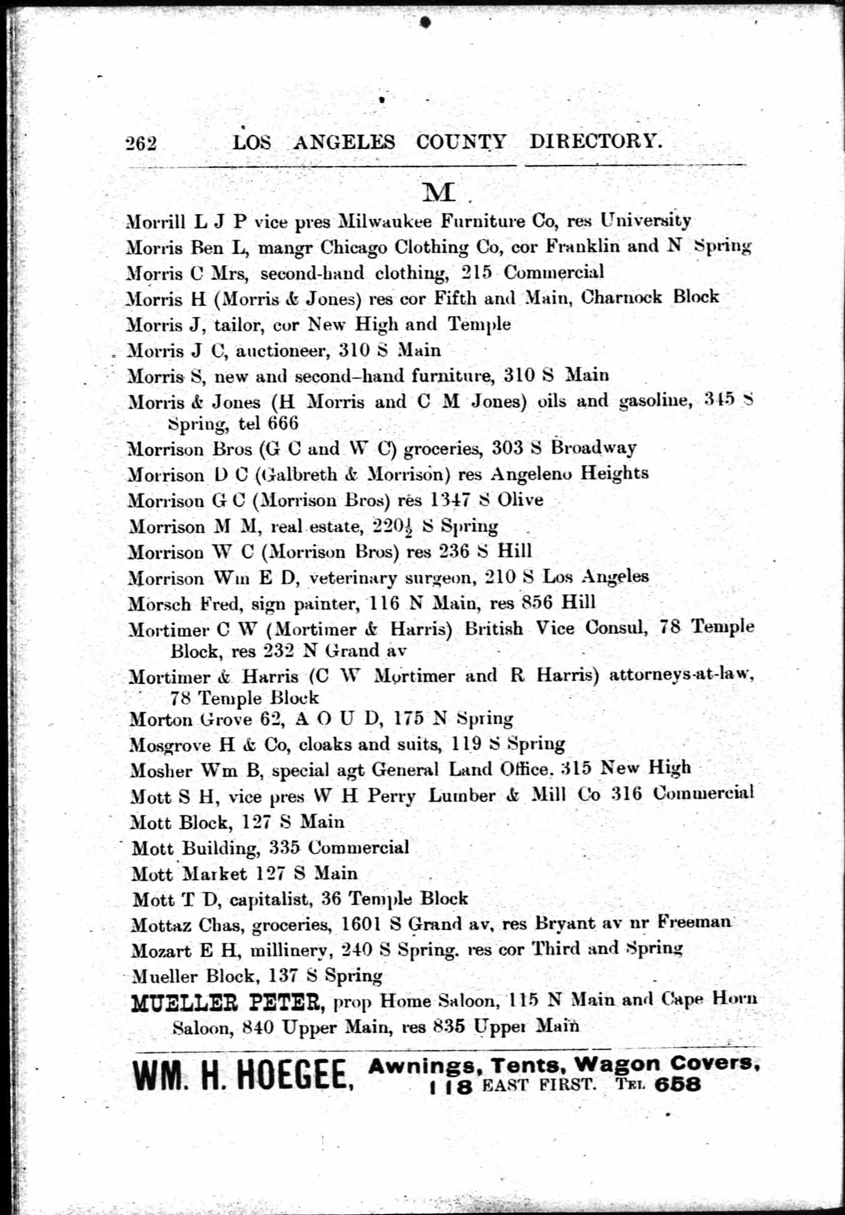 Document image missing. Admin needs to fix. 1890–1 Los Angeles and Orange County Business Directory (WM Pearsall). p263. Mott Market.jpg