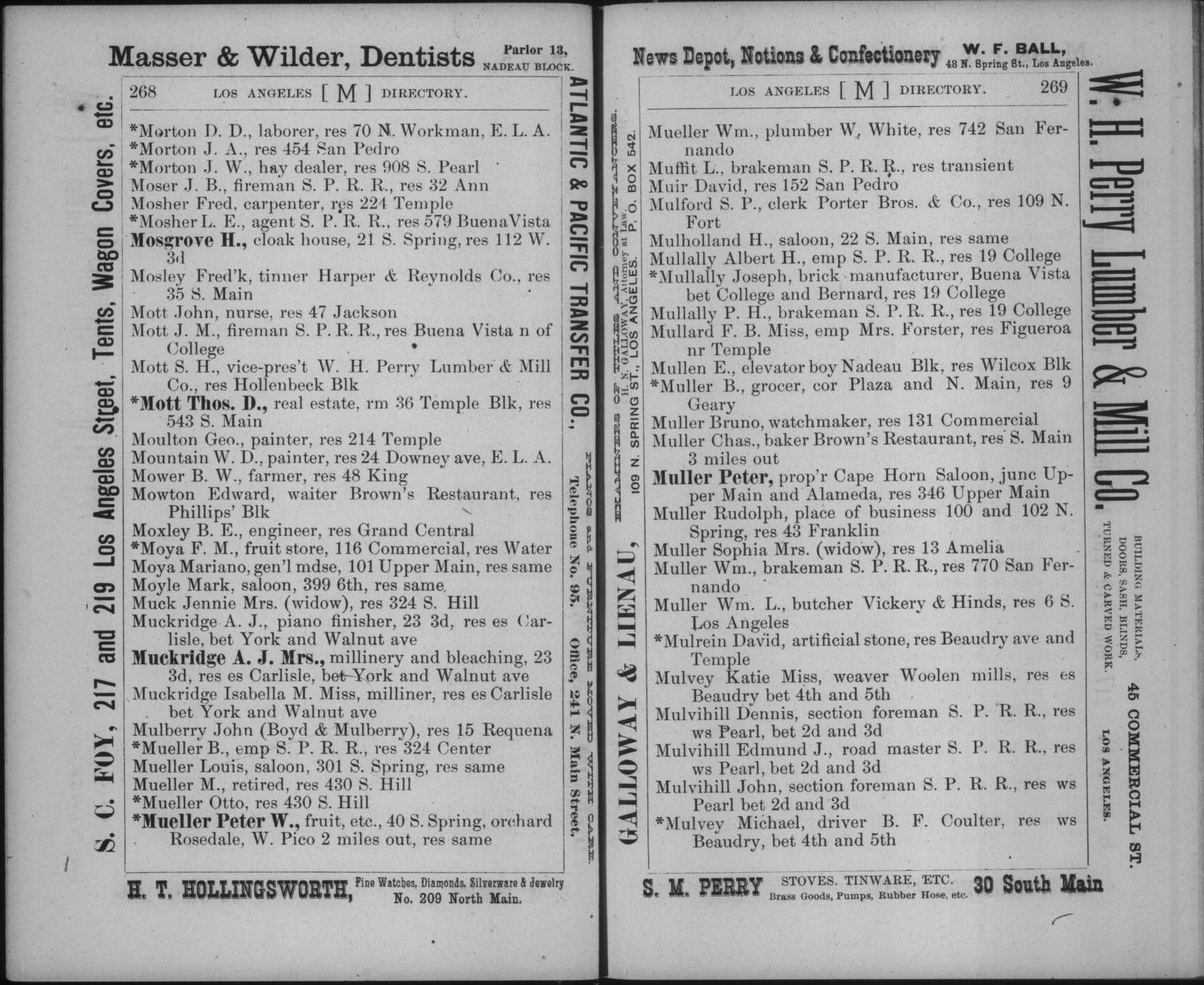 Document image missing. Admin needs to fix. 1884-1885. Los Angeles City and Country Directory. p268. Atwood. Mott. real estate .jpg