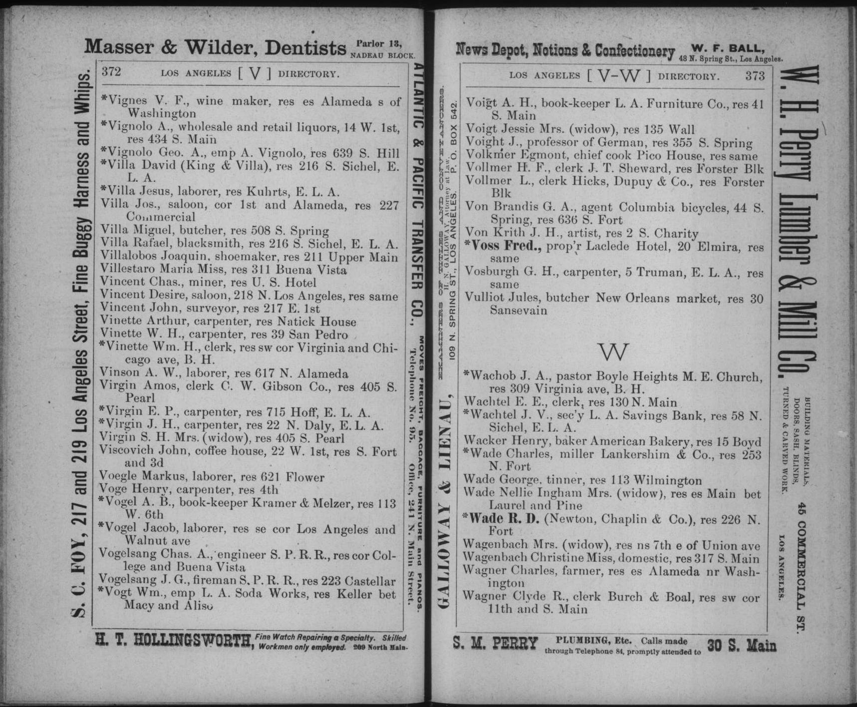 Document image missing. Admin needs to fix. 1884-1885. Los Angeles City and Country Directory. p372. Atwood. Viskovich.jpg