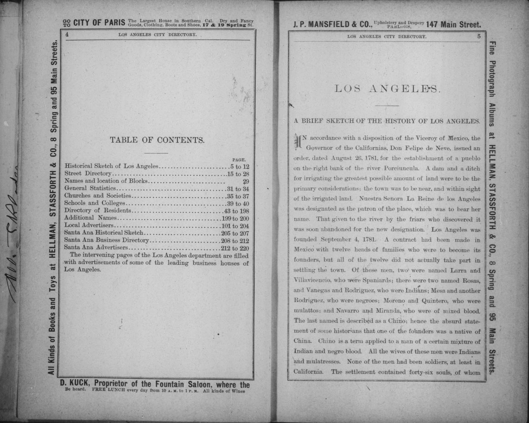 Document image missing. Admin needs to fix. 1883-1884 Los Angeles and Santa Ana Valley, Los Angeles Directory Publishing Co. p4. ToC.jpg