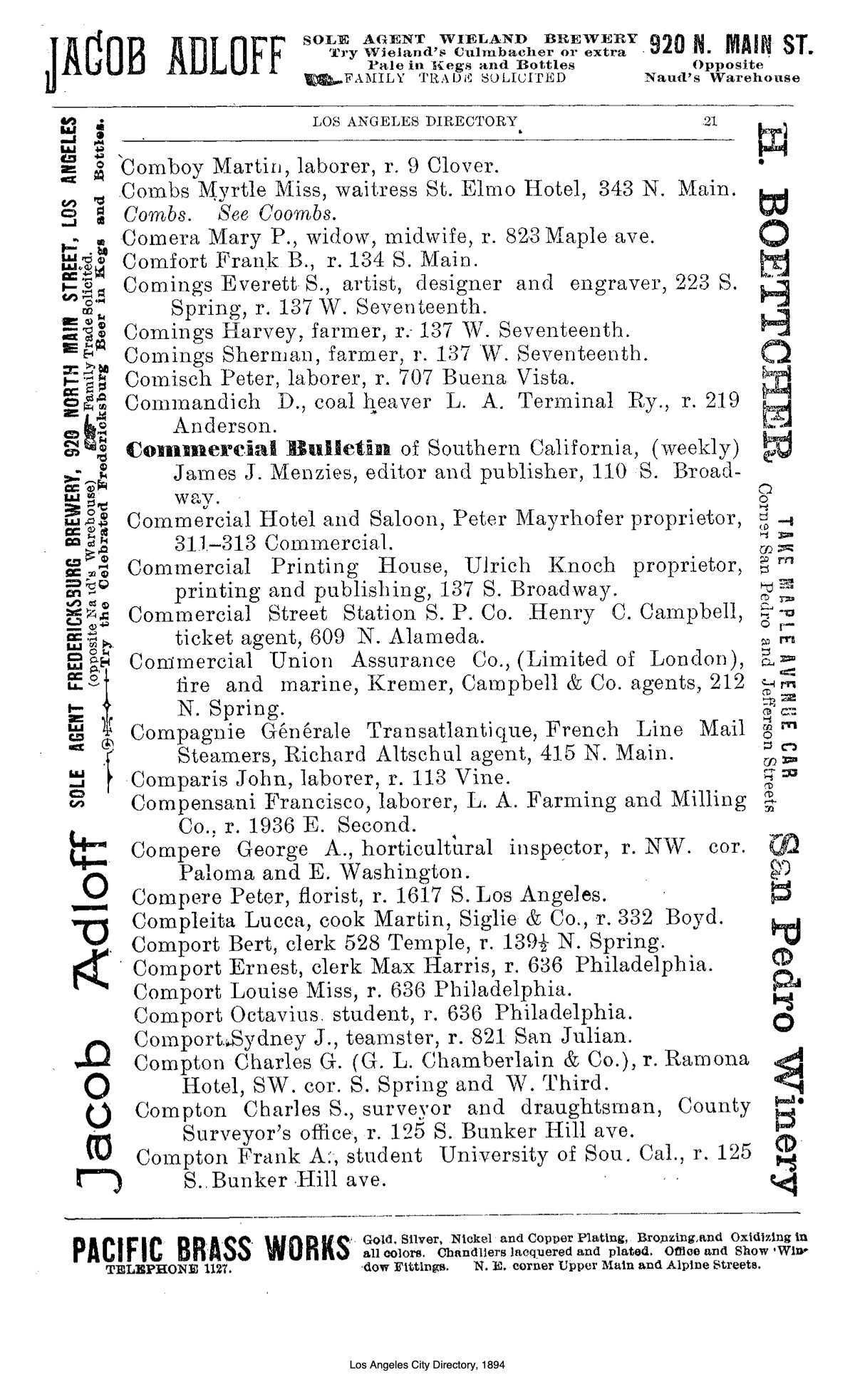 Document image missing. Admin needs to fix. 1894 Los Angeles City Directory-Maxwell. p219 (9is missing, but next pg is 220). Complita.jpg