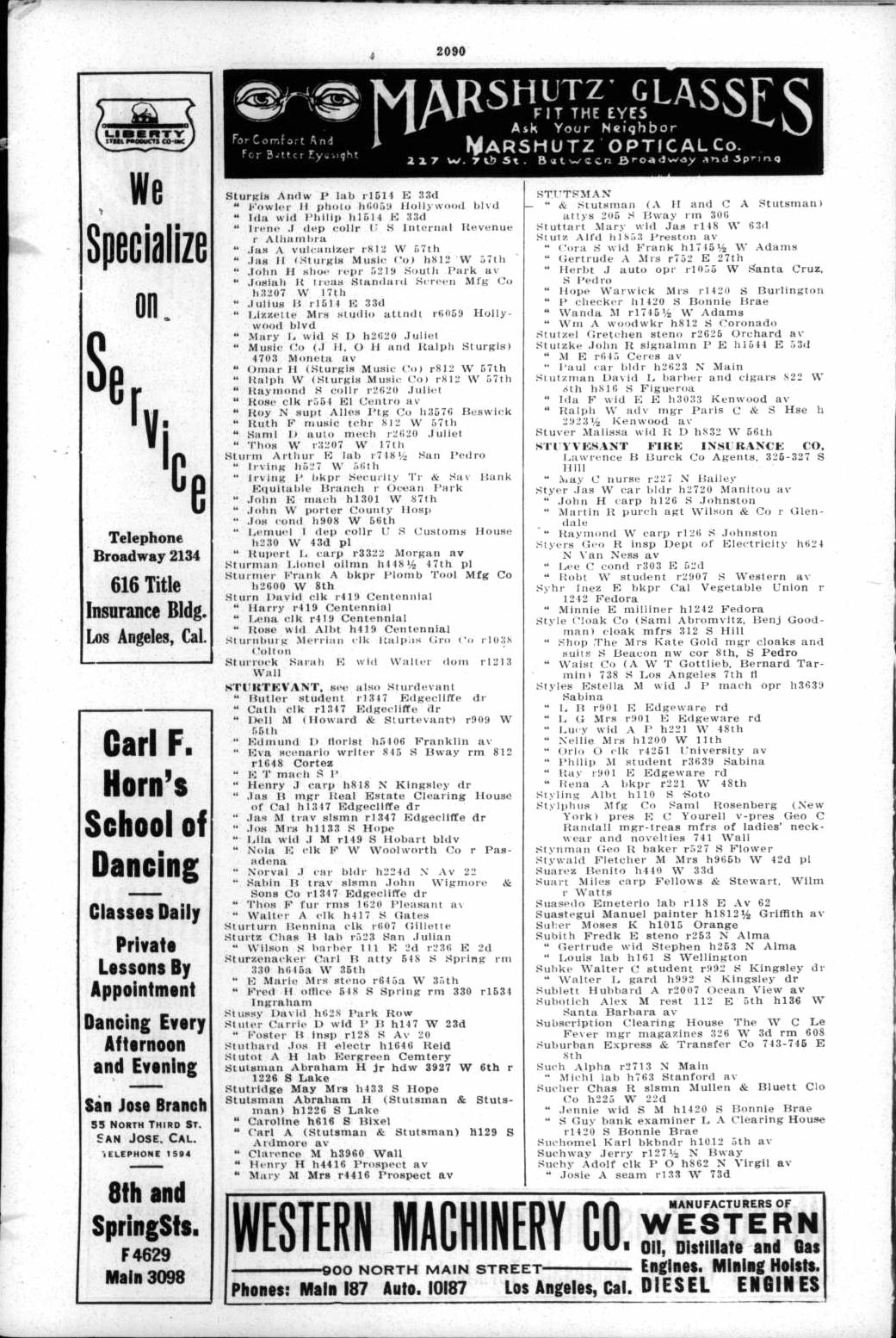 Document image missing. Admin needs to fix. 1920 Los Angeles City Directory. p2090. Subotich.jpg