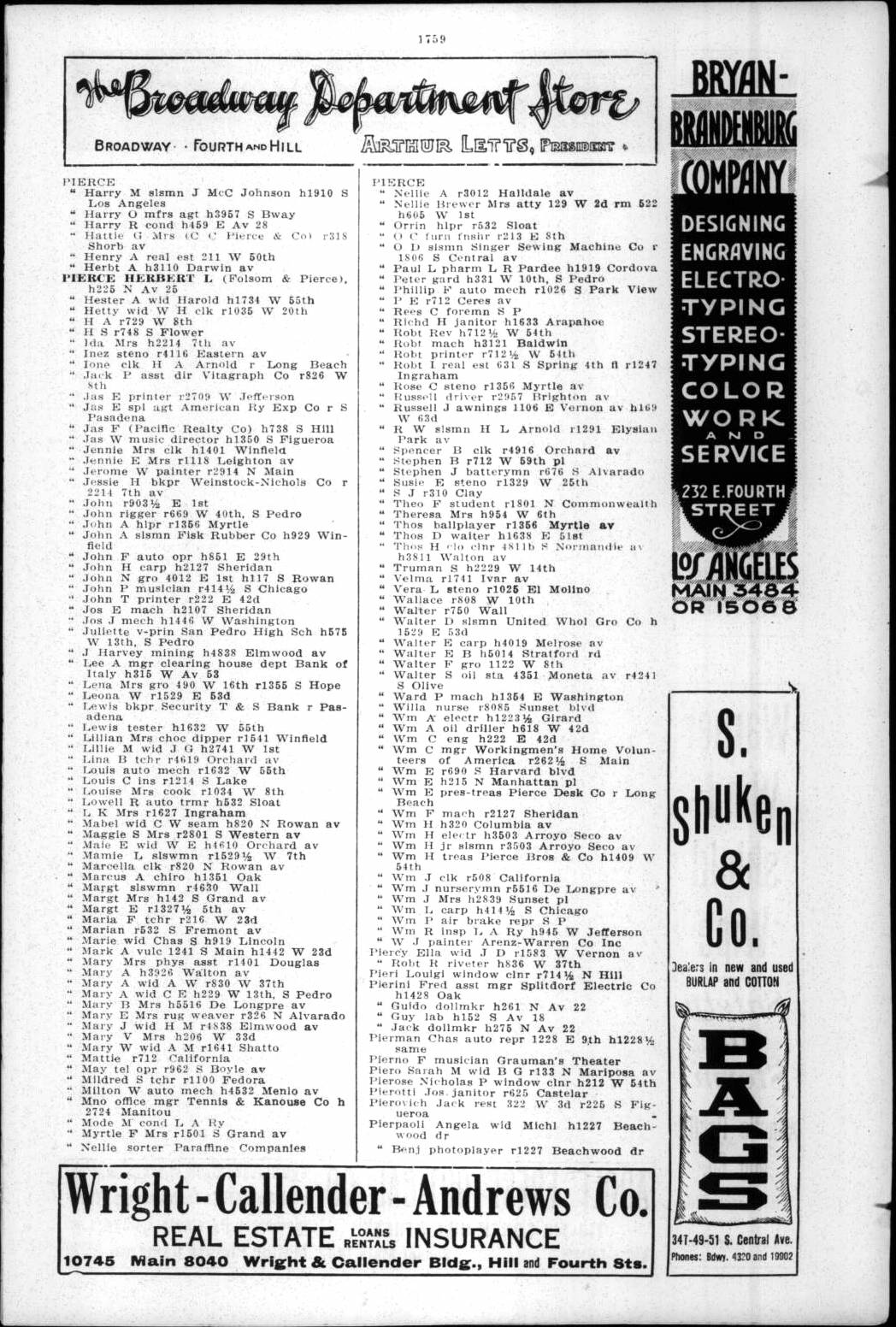 Document image missing. Admin needs to fix. 1920 Los Angeles City Directory. p1759. Pierovich.jpg