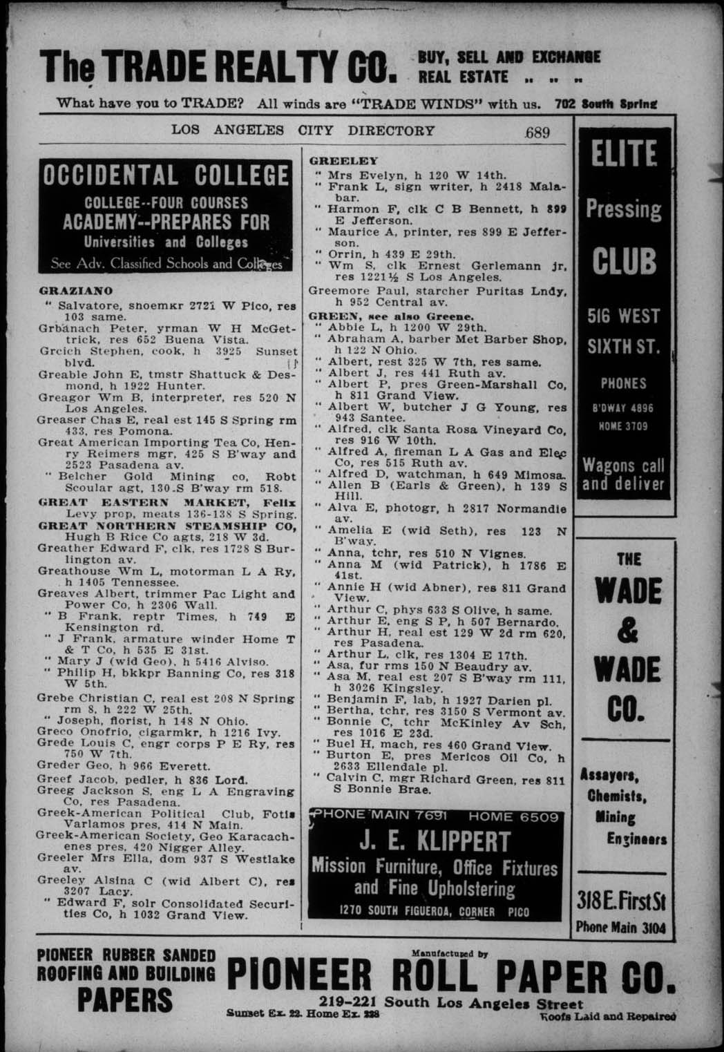 Document image missing. Admin needs to fix. 1906 Los Angeles City Directory (Co.). p689. Grcich.jpg