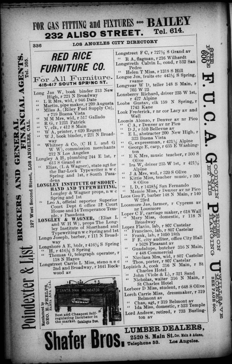 Document image missing. Admin needs to fix. 1892 Los Angeles City Directory. p336. Lopozich.jpg