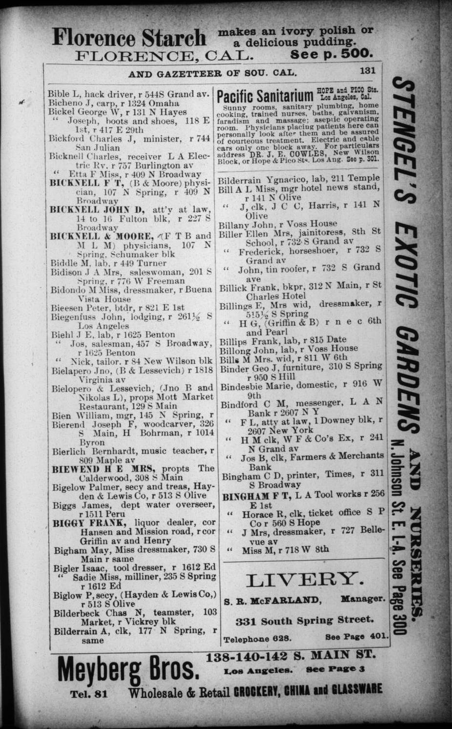 Document image missing. Admin needs to fix. 1892 Los Angeles City Directory. p131. Bielopero.jpg