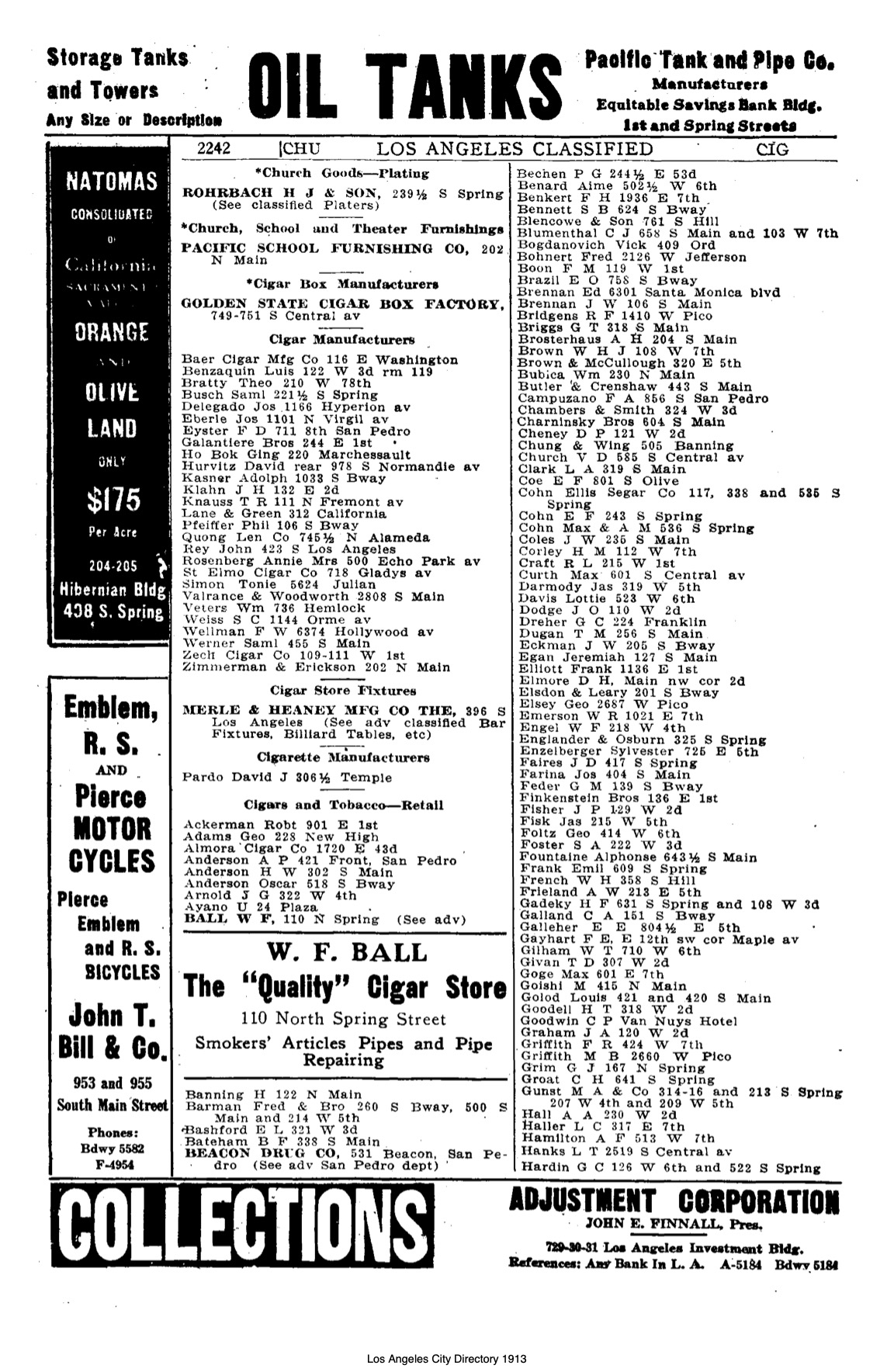 Document image missing. Admin needs to fix. 1913 Los Angeles City Directory. p2242. Bubica 230 N Main.jpg