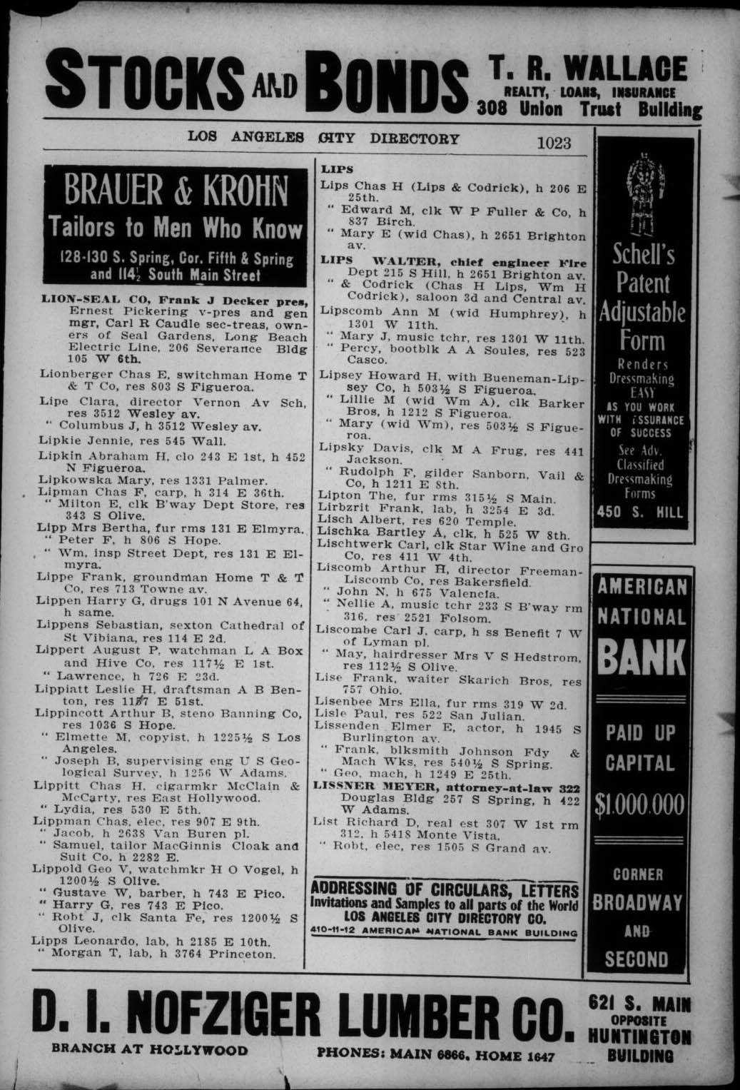 Document image missing. Admin needs to fix. 1906 Los Angeles City Directory (Co.). p1023. Lise.jpg