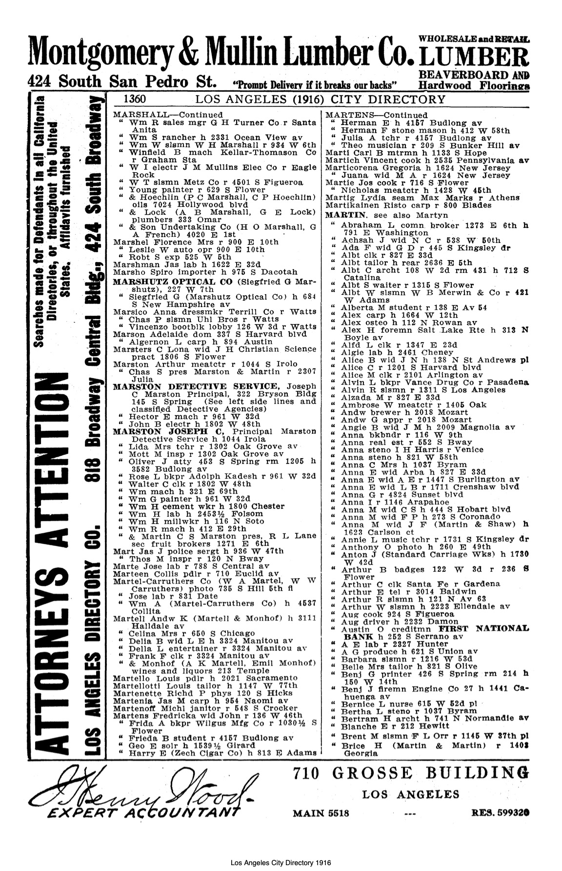 Document image missing. Admin needs to fix. 1916 Los Angeles City Directory. p1360. Martich.jpg