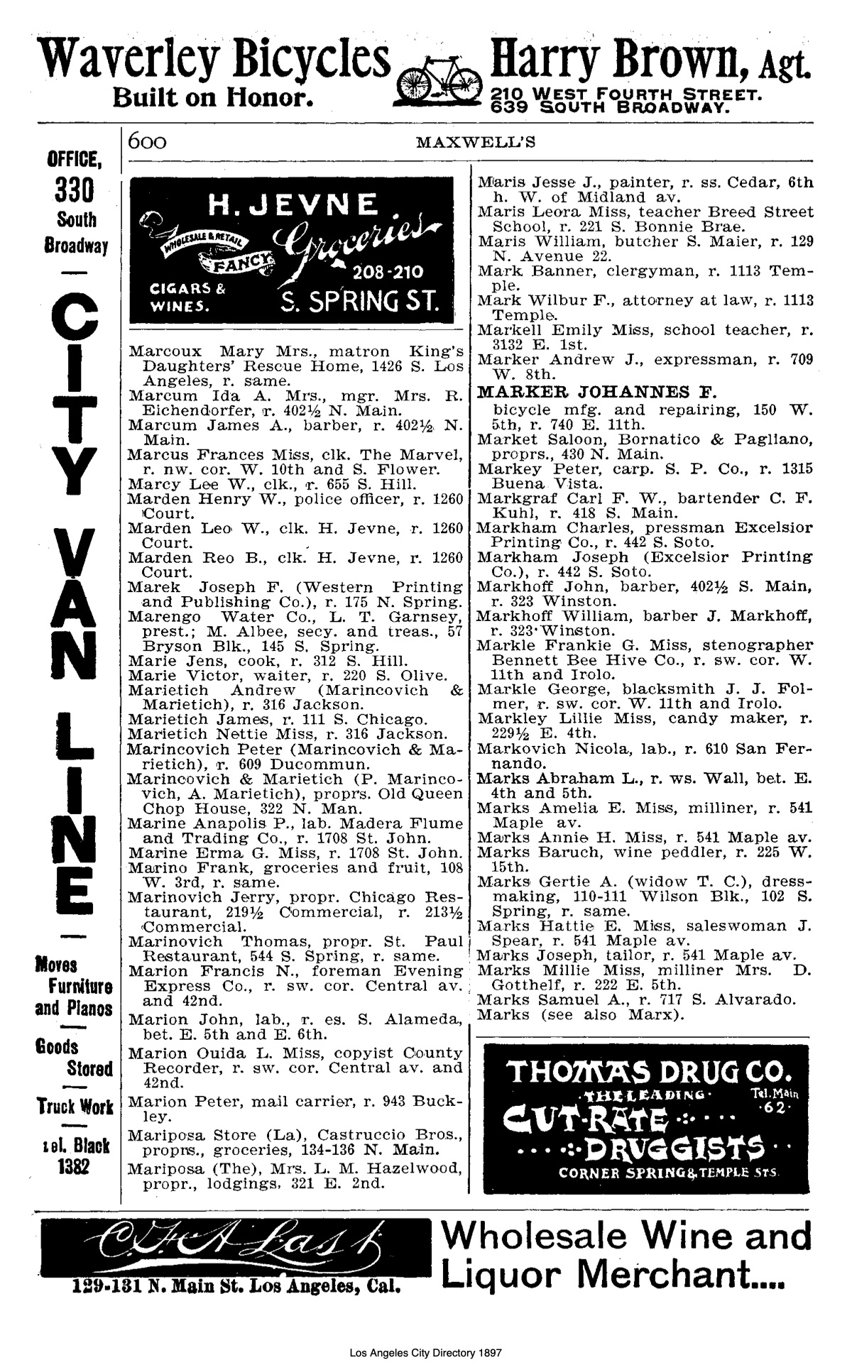 Document image missing. Admin needs to fix. 1897 Los Angeles City Directory-Maxwell. p600. …ichs.jpg