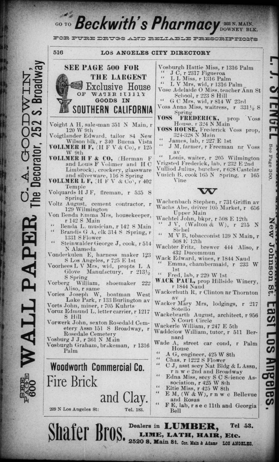 Document image missing. Admin needs to fix. 1892 Los Angeles City Directory. p516. Vusich.jpg