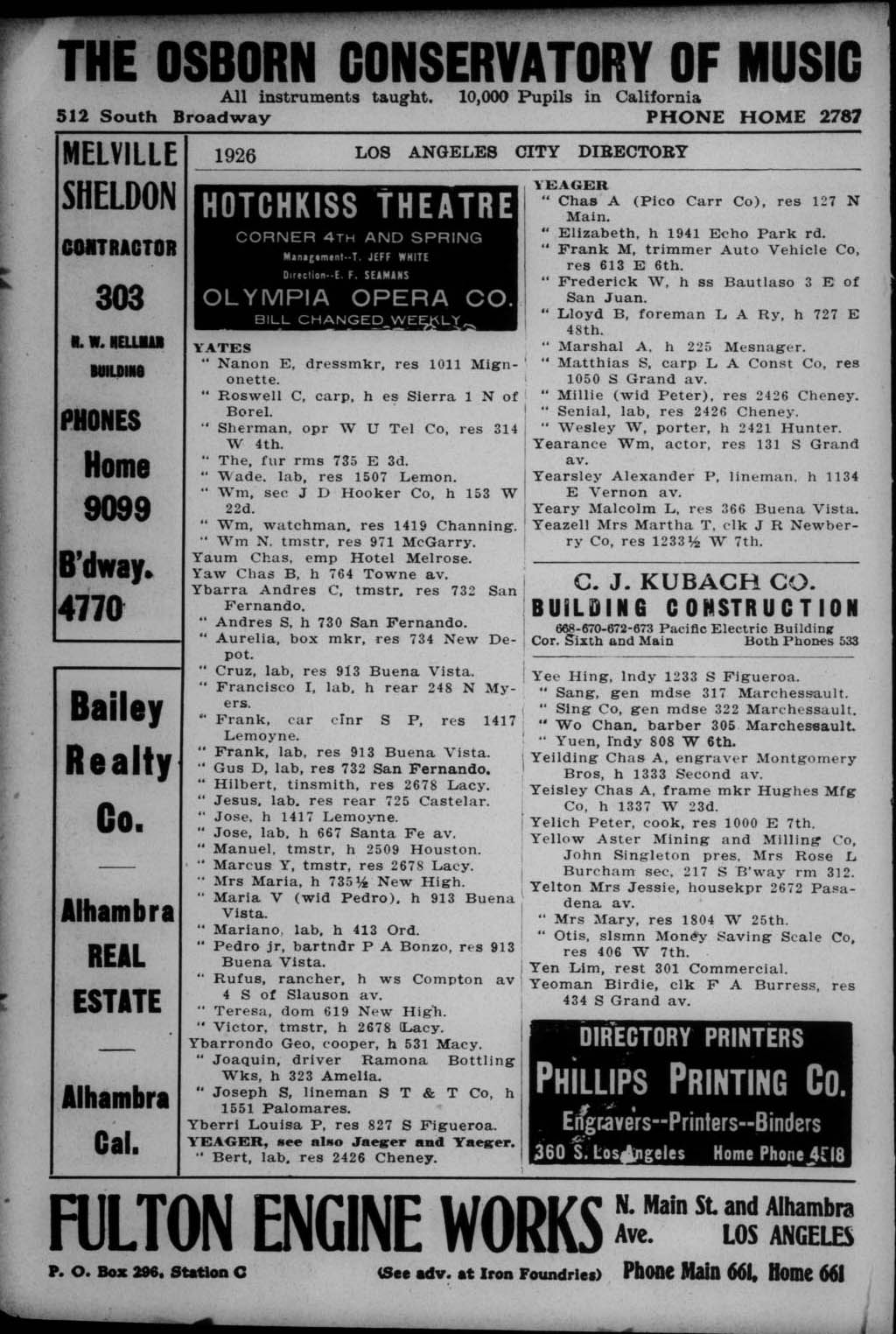 Document image missing. Admin needs to fix. 1906 Los Angeles City Directory (Co.). p1926 Yelich.jpg