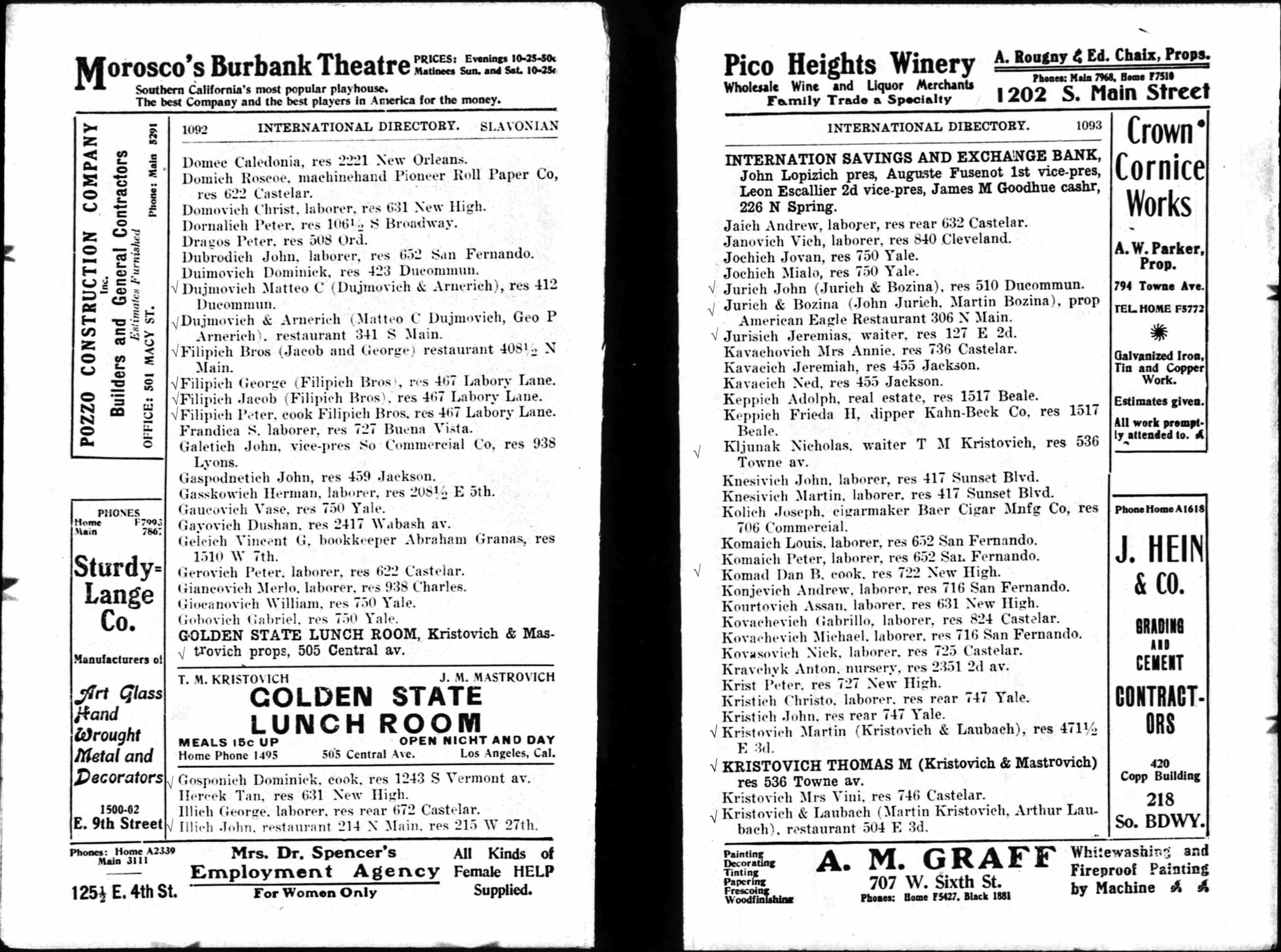 Document image missing. Admin needs to fix. 1906 International Directory of Los Angeles-Slavonian p1092-3.annotated.jpg