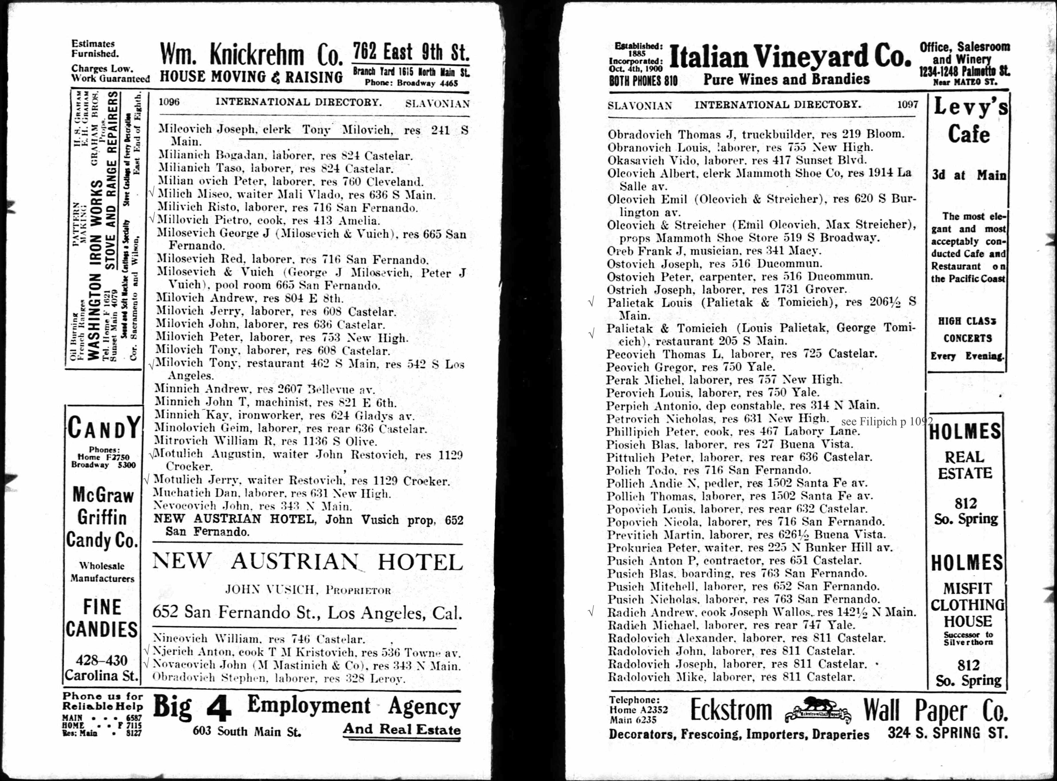 Document image missing. Admin needs to fix. 1906 International Directory of Los Angeles-Slavonian p1096-7.annotated.jpg