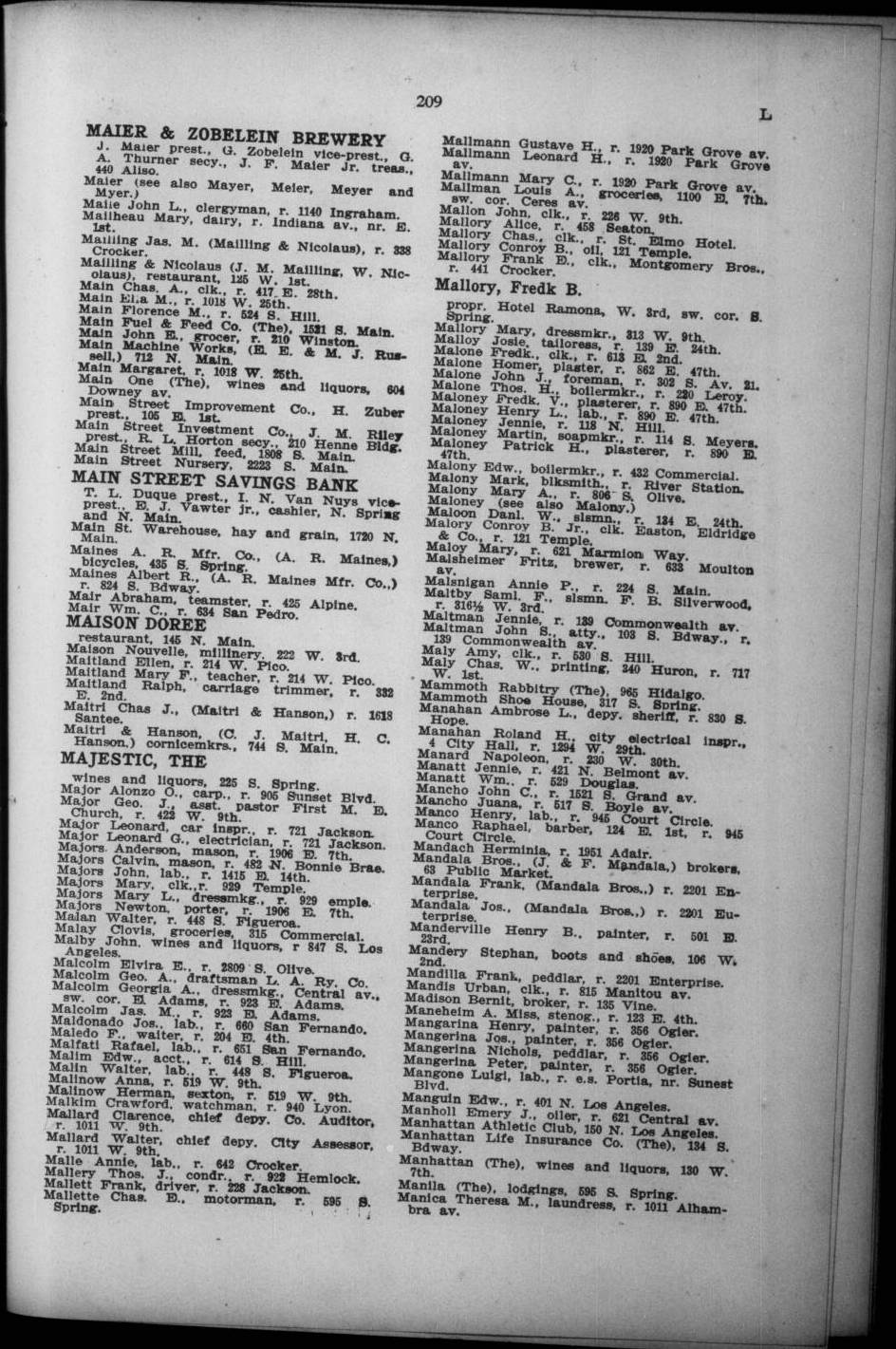 Document image missing. Admin needs to fix. 1900 Los Angeles City Directory (Los Angeles Modern Directory Co). p209 Maison Doree.jpg