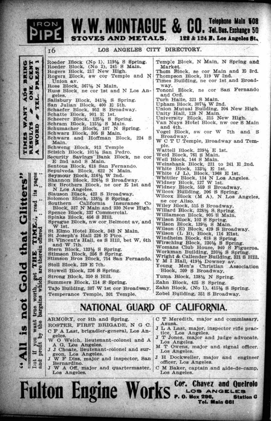 Document image missing. Admin needs to fix. 1901 Los Angeles City Directory. p16 Business Blocks.jpg