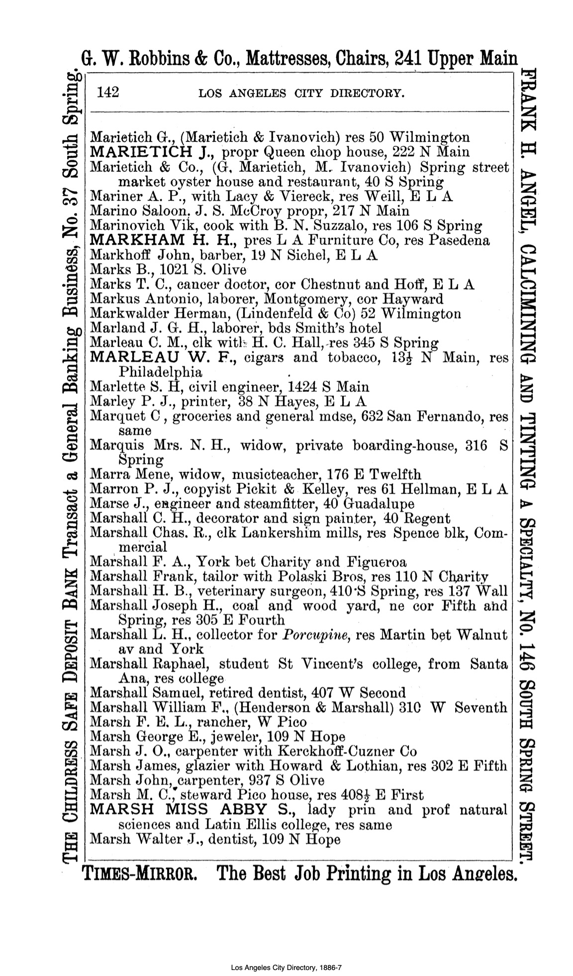 Document image missing. Admin needs to fix. 1886–7 Los Angeles City Directory-Bryon. p142. Marietich 2. Marinovic.jpg