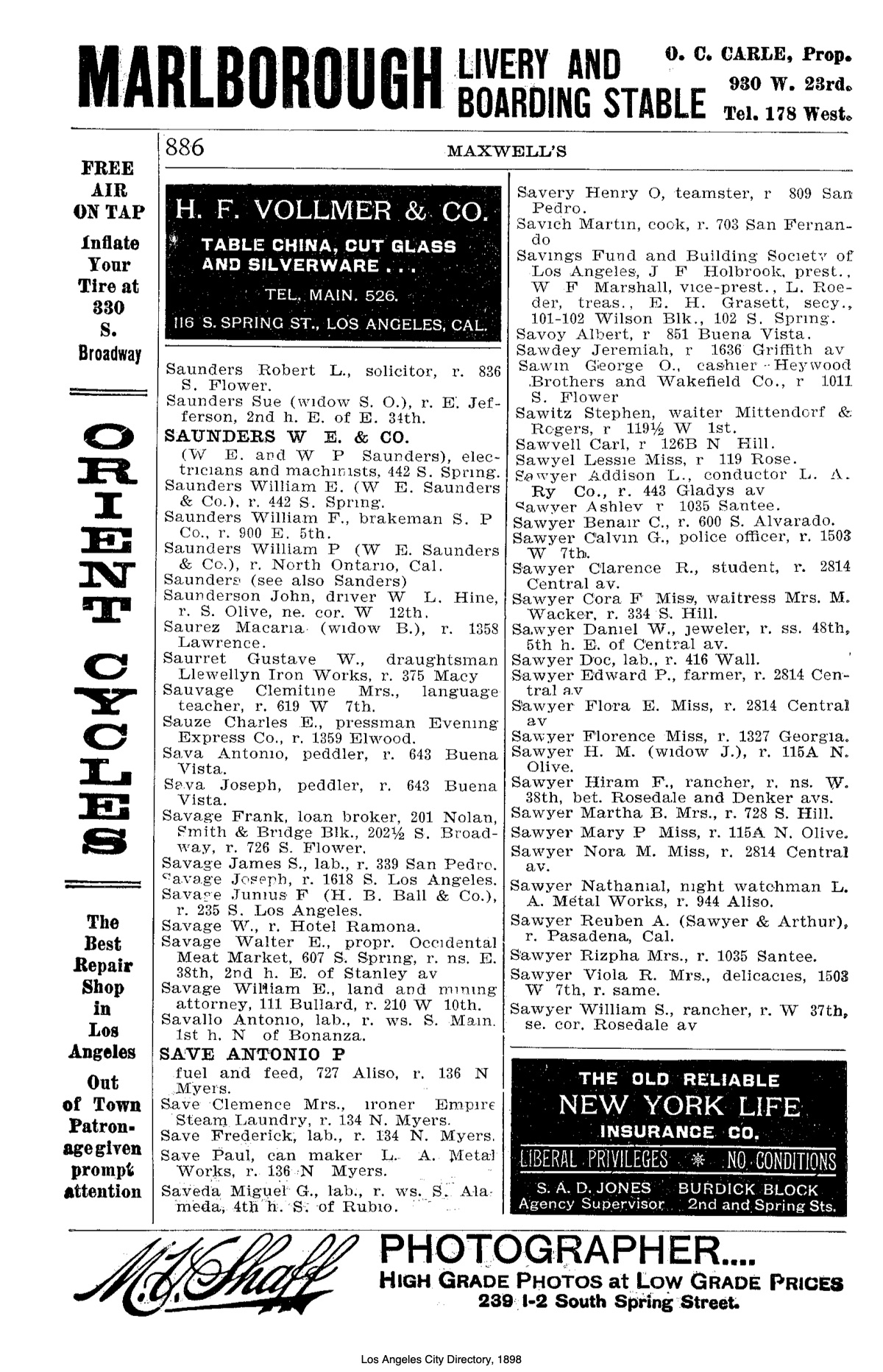 Document image missing. Admin needs to fix. 1898 Los Angeles City Directory. p866. Savich.jpg