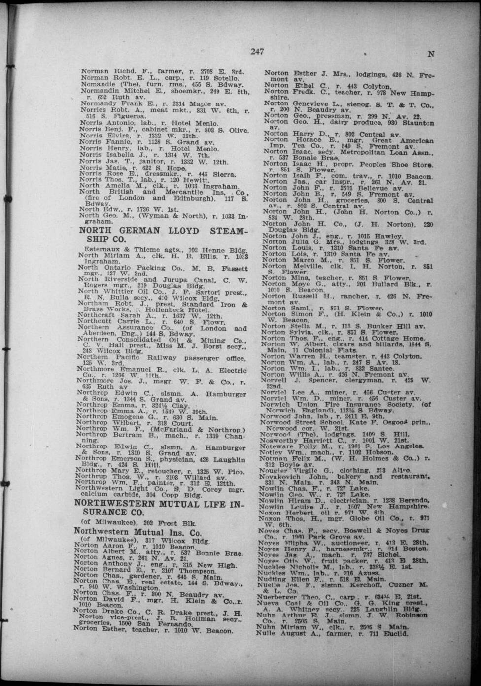 Document image missing. Admin needs to fix. 1900 Los Angeles City Directory (Los Angeles Modern Directory Co). p247 Novakovich.jpg