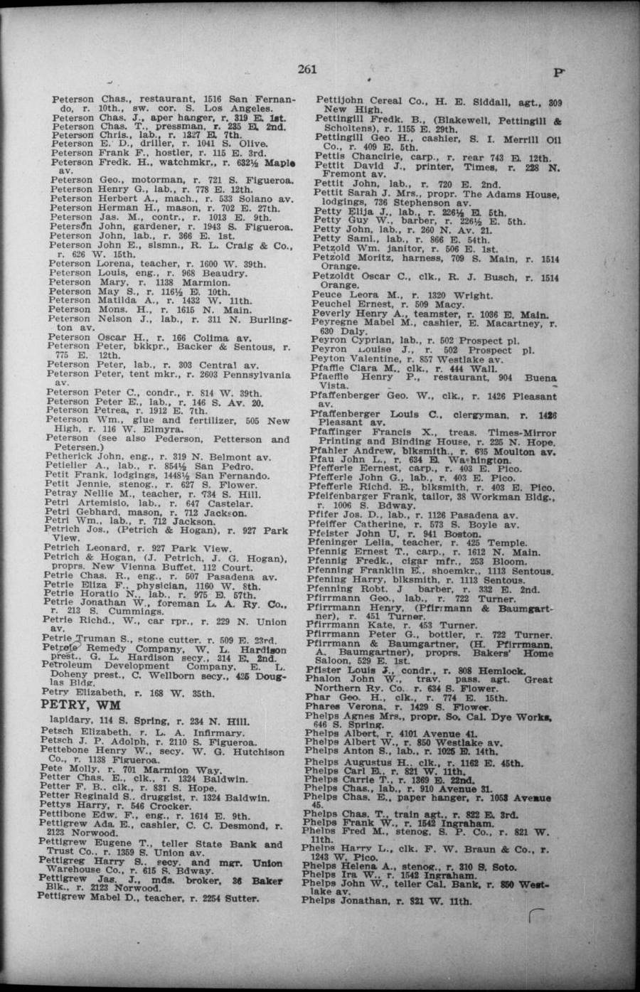 Document image missing. Admin needs to fix. 1900 Los Angeles City Directory (Los Angeles Modern Directory Co). p261 Petrich. New Vienna Cafe.jpg