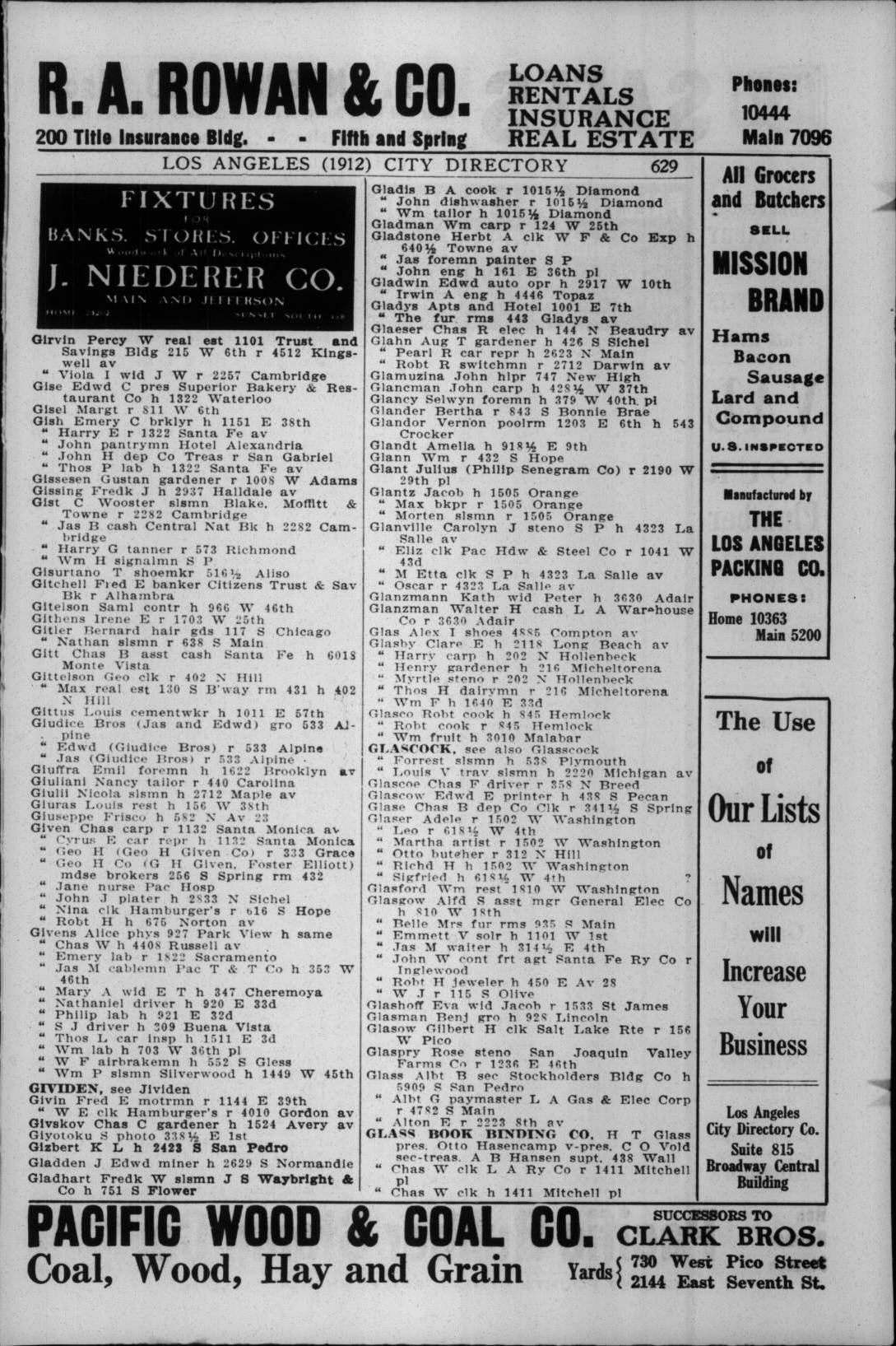 Document image missing. Admin needs to fix. 1912 Los Angeles City Directory. p629 Giuras.jpg